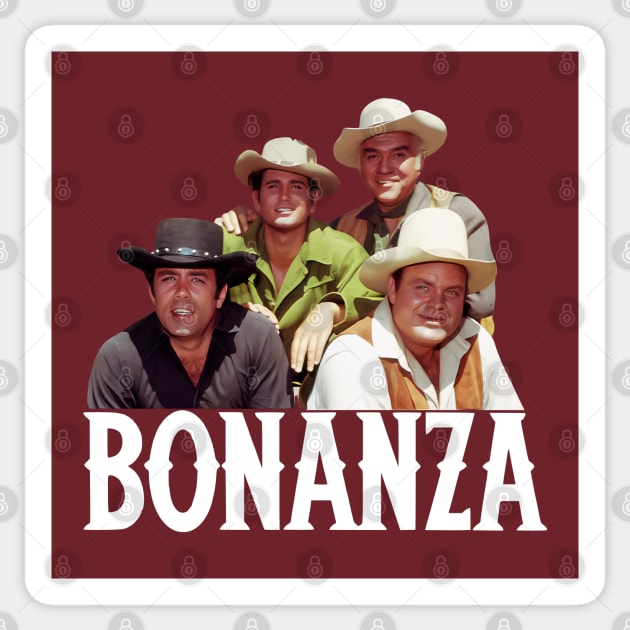 Bonanza - Group - Tv Western Sticker by wildzerouk